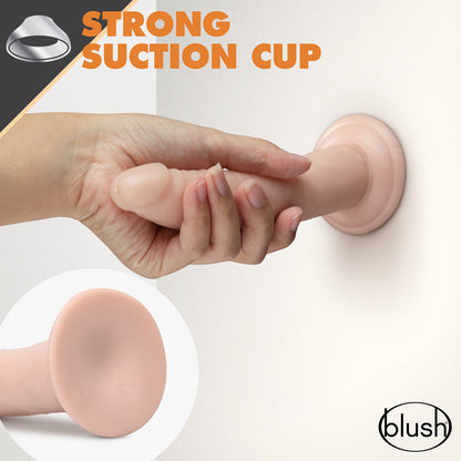 BLUSH - DR. SKIN GLIDE REALISTIC 7.5 IN. SELF LUBRICATING DILDO