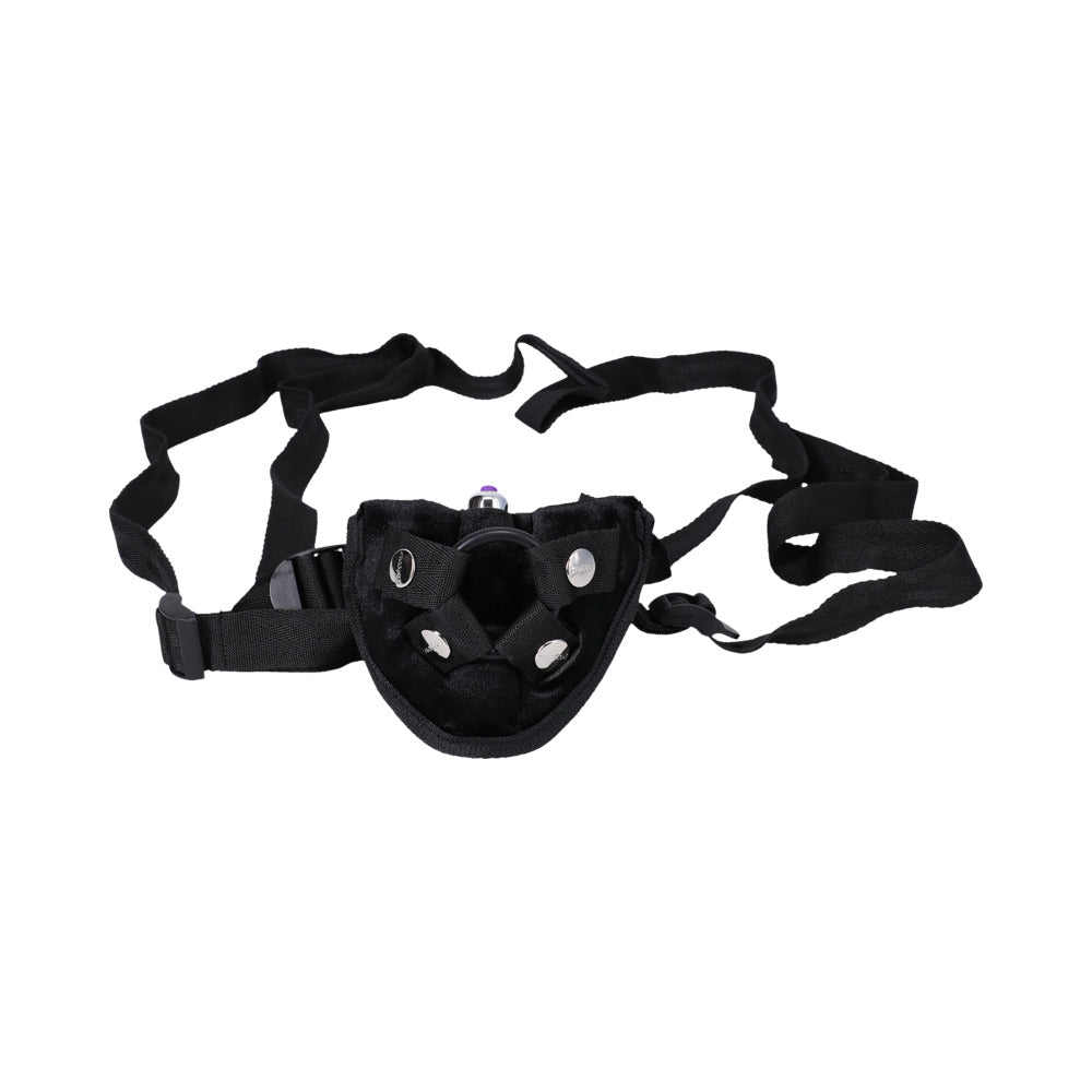 TANTUS - BEND OVER INTERMEDIATE STRAP-ON HARNESS KIT ONYX