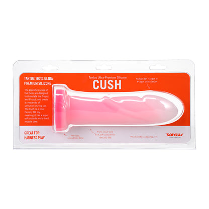 TANTUS - CUSH O2 DUAL DENSITY DILDO PONTO G QUARTZO ROSA