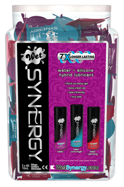 WET SYNERGY 10ML - 144PCS BOWL DISPLAY