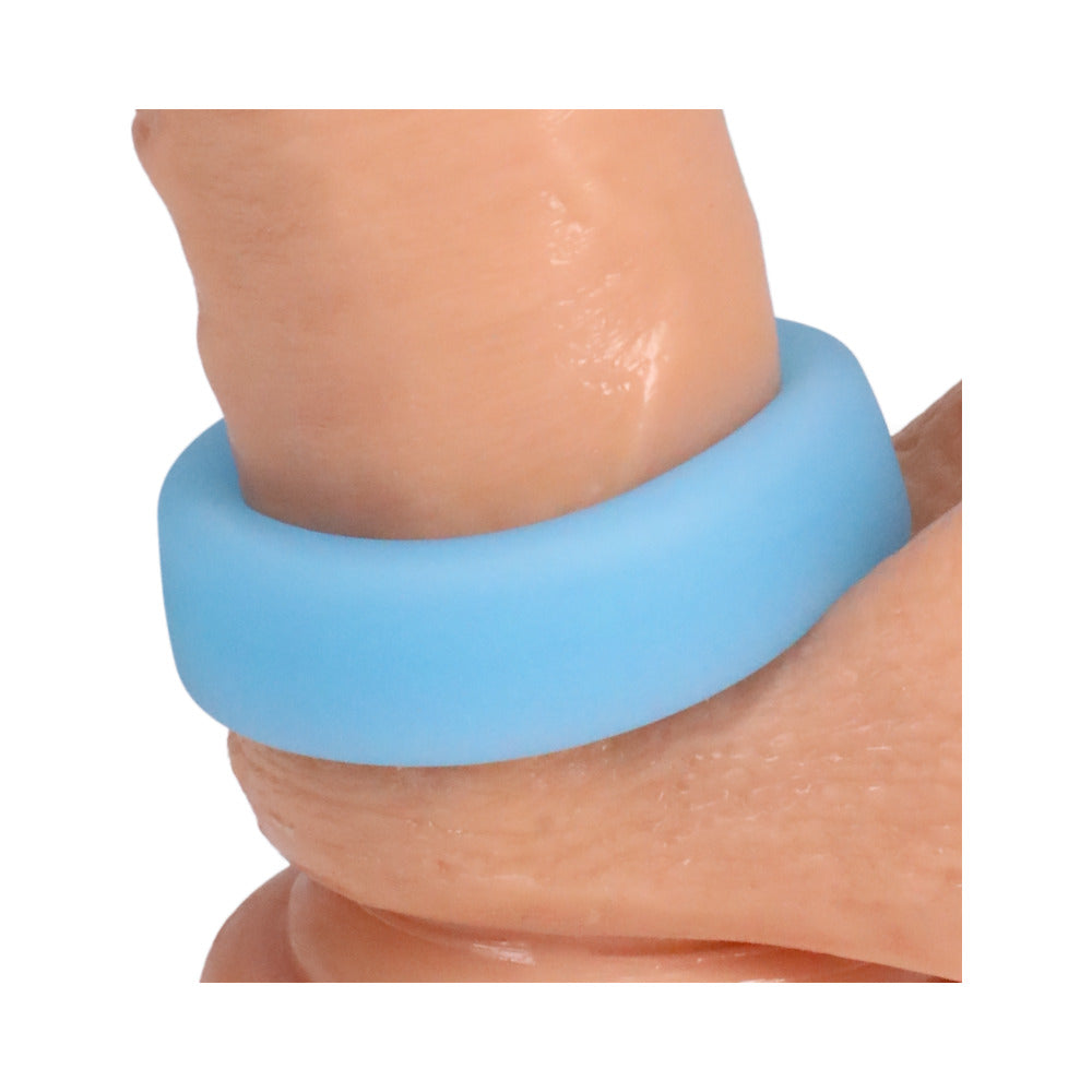 ROCK SOLID - ANEL PENIAN SILA FLEX GLOW IN THE DARK BIG O