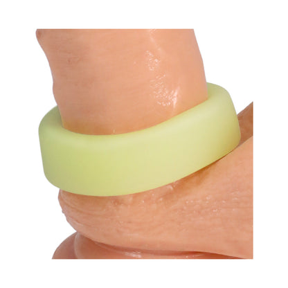 ROCK SOLID - ANEL PENIAN SILA FLEX GLOW IN THE DARK BIG O