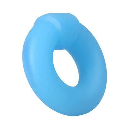 ROCK SOLID - SILA-FLEX GLOW-IN-THE-DARK MEGA RING BLUE
