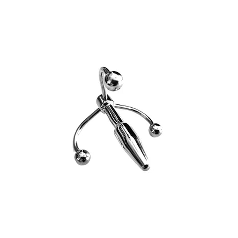 ROUGE GARMENTS - ROUGE STAINLESS STEEL CROWN URETHRAL PLUG IN CLAMSHELL