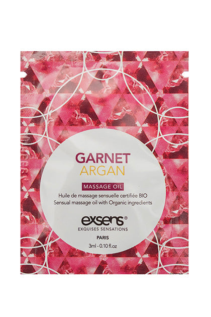 EXSENS - GARNET ARGAN MASSAGE OIL 3ML.