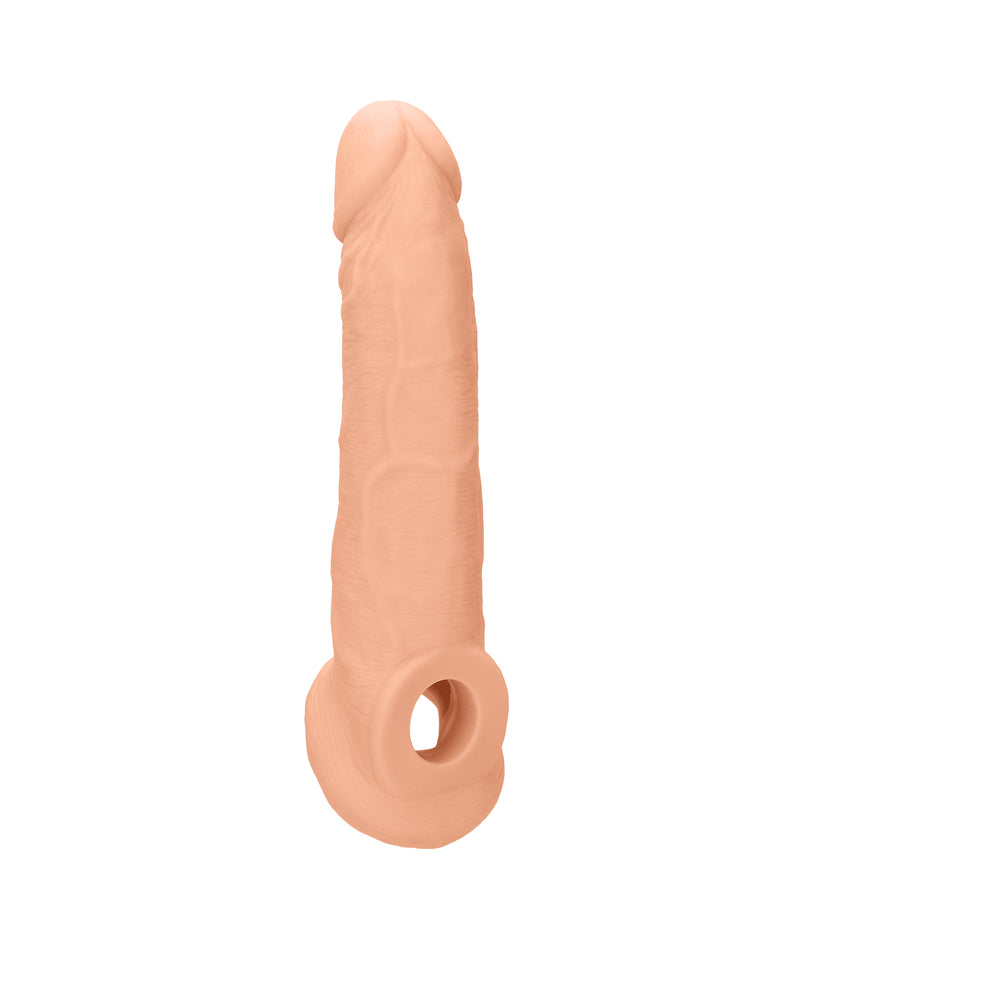 SHOTS - REALROCK REALISTIC 9 IN. PENIS SLEEVE EXTENDER SLING