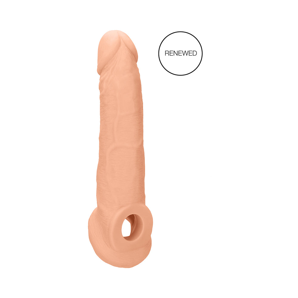 SHOTS - REALROCK REALISTIC 9 IN. PENIS SLEEVE EXTENDER SLING