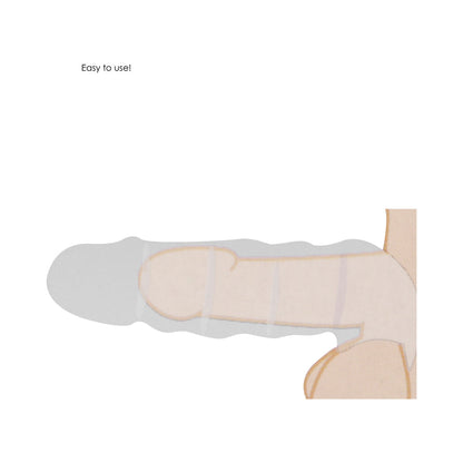 SHOTS - REALROCK REALISTIC 9 IN. PENIS SLEEVE EXTENDER SLING