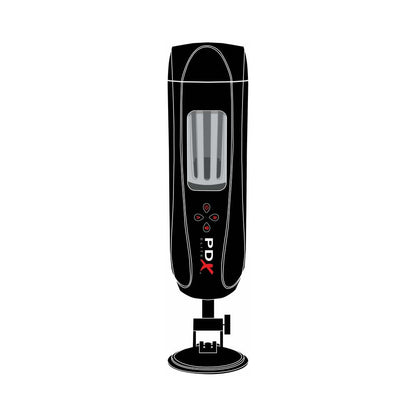 PDX BRANDS - PDX ELITE ULTIMATE MILKER 2 RECHARGEABLE GYRATING SUCTION STROKER WITH HANDS-FREE SUCTION CUP