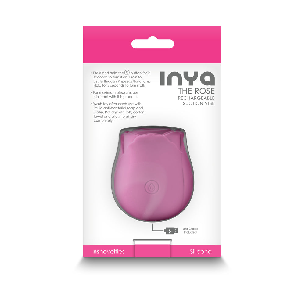 NS NOVELTIES - INYA THE ROSE RECHARGEABLE SUCTION VIBRATOR