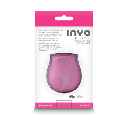NS NOVELTIES - INYA THE ROSE RECHARGEABLE SUCTION VIBRATOR