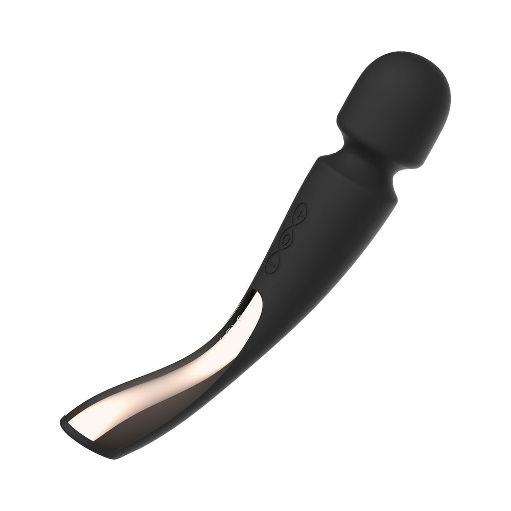 LELO - SMART WAND 2 MEDIUM RECHARGEABLE WAND VIBRATOR BLACK