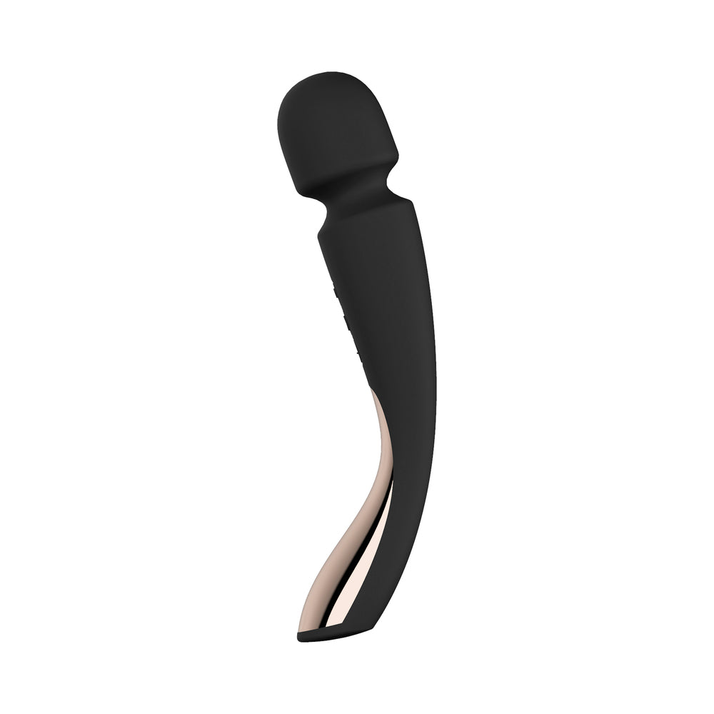 LELO - SMART WAND 2 MEDIUM RECHARGEABLE WAND VIBRATOR BLACK