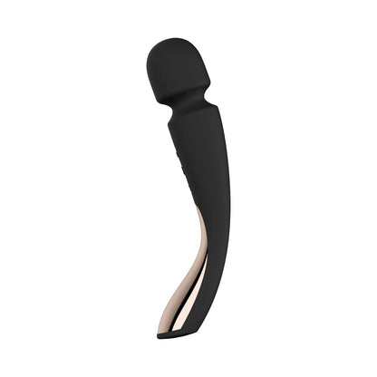 LELO - SMART WAND 2 MEDIUM RECHARGEABLE WAND VIBRATOR BLACK