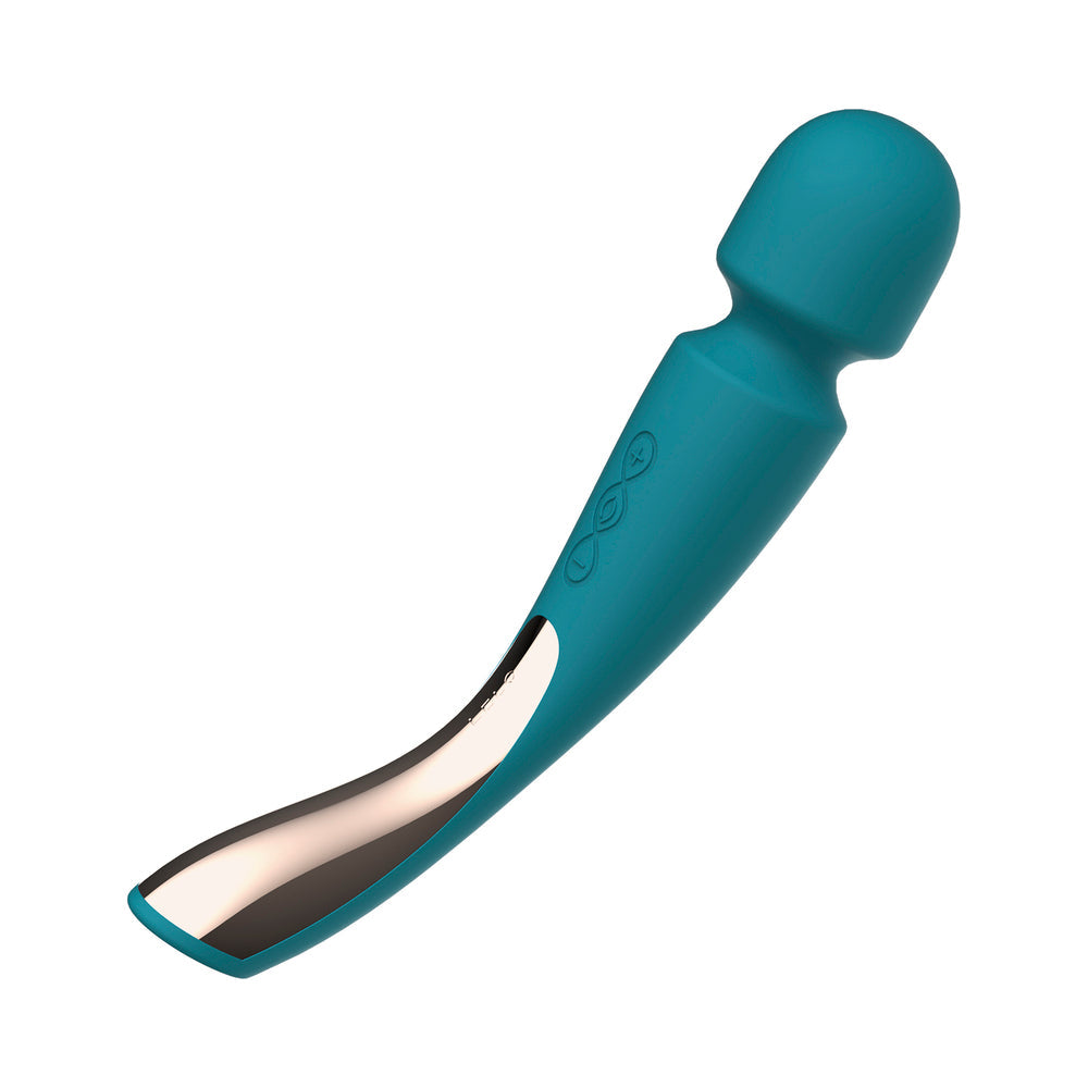 LELO - SMART WAND 2 MEDIUM RECHARGEABLE WAND VIBRATOR OCEAN BLUE