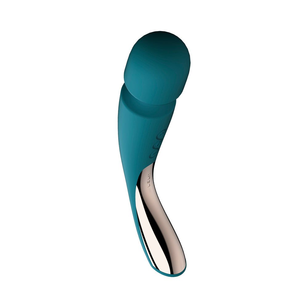 LELO - SMART WAND 2 MEDIUM RECHARGEABLE WAND VIBRATOR OCEAN BLUE