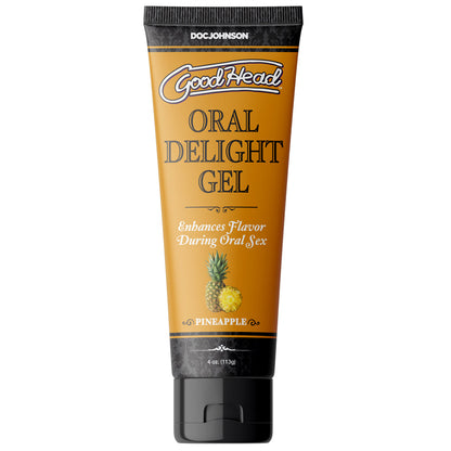 DOC JOHNSON - GOODHEAD ORAL DELIGHT GEL PINEAPPLE 4 OZ. BULK