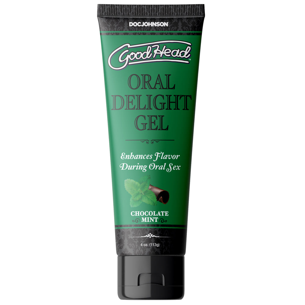 DOC JOHNSON - GOODHEAD ORAL DELIGHT GEL CHOCOLATE MINT BULK 4 OZ.