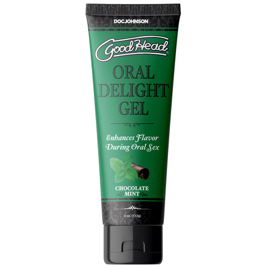 DOC JOHNSON - GOODHEAD ORAL DELIGHT GEL CHOCOLATE MINT BULK 4 OZ.