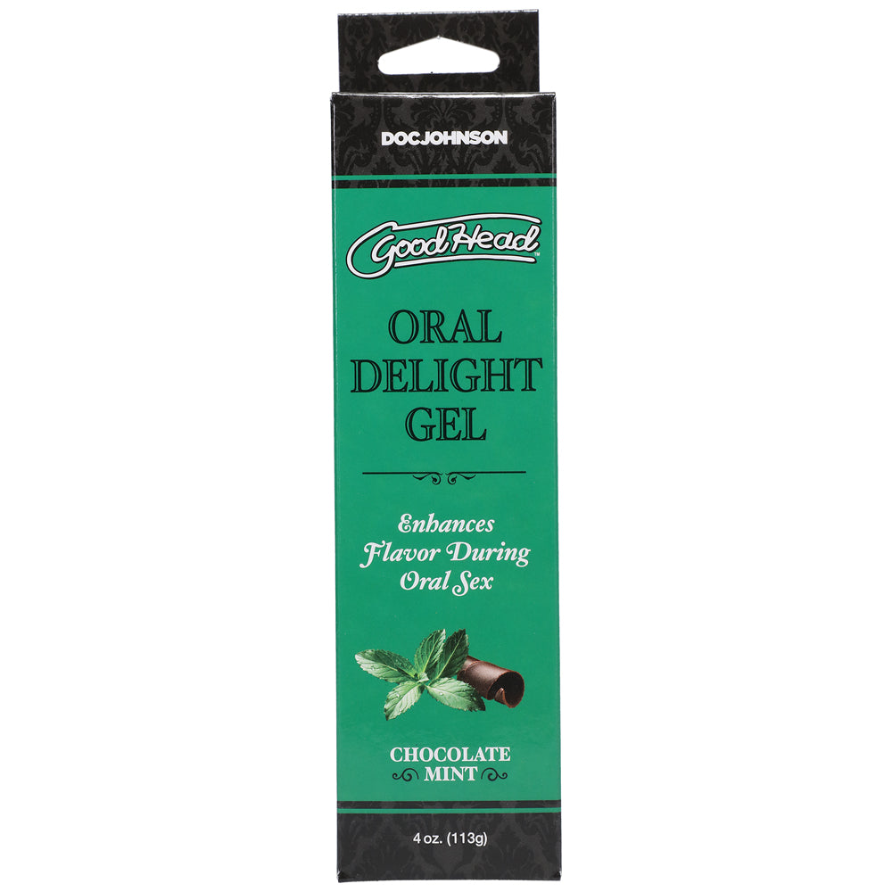 DOC JOHNSON - GOODHEAD ORAL DELIGHT GEL CHOCOLATE MINT 4 OZ.