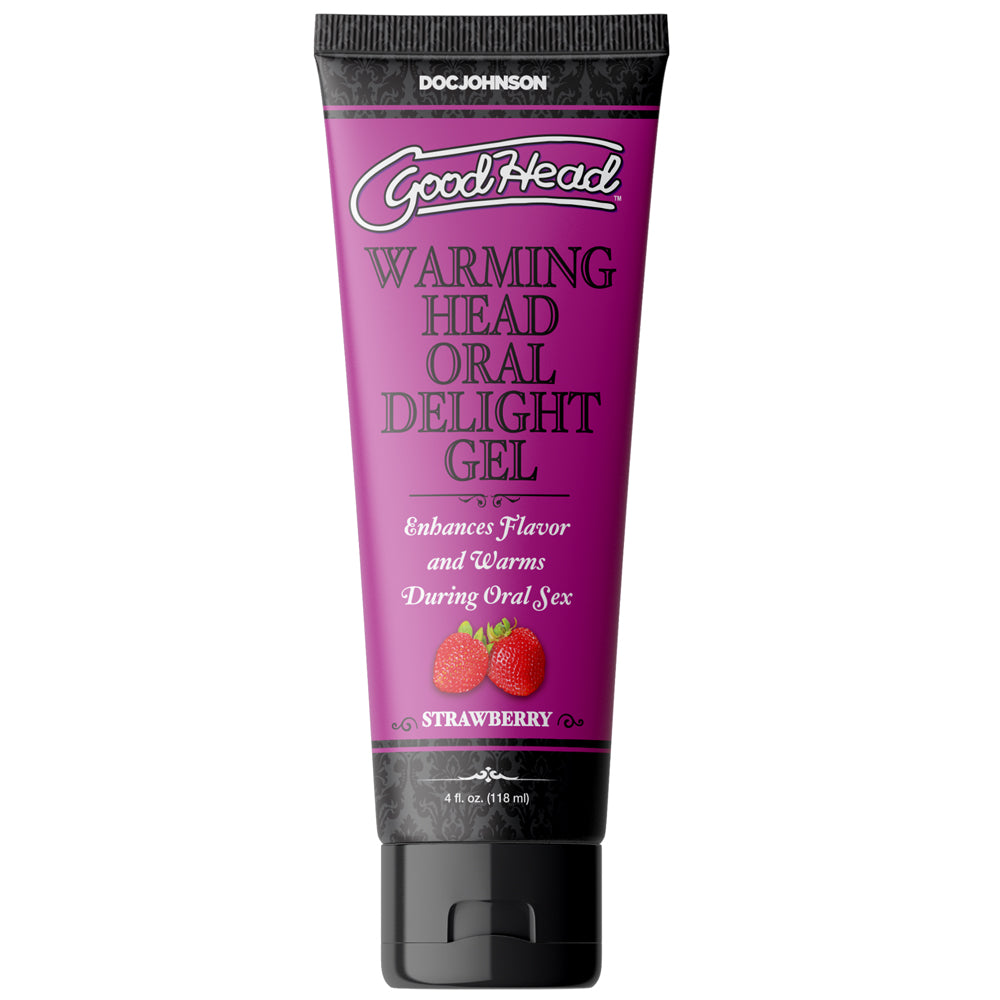 DOC JOHNSON - GOODHEAD WARMING ORAL DELIGHT GEL STRAWBERRY 4 OZ.