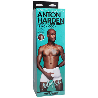 DOC JOHNSON - SIGNATURE COCKS ANTON HARDEN 11 POL. ULTRASKYN COM VENTOSA VAC-U-LOCK AMOVÍVEL