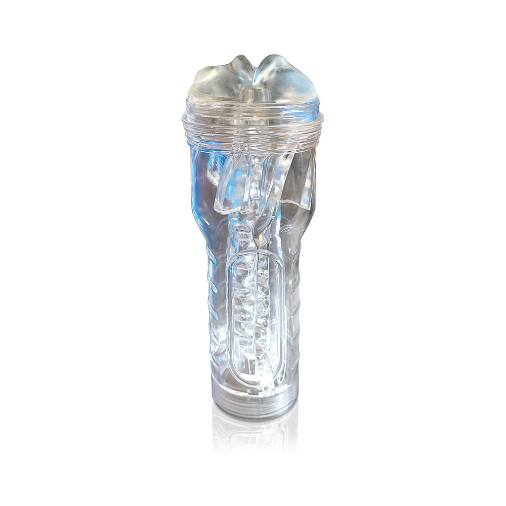 GLOBAL NOVELTIES - HAPPY ENDINGS MSTR B8 IN THE CLEAR MOUTH STROKER LIP SERVICE CANISTER
