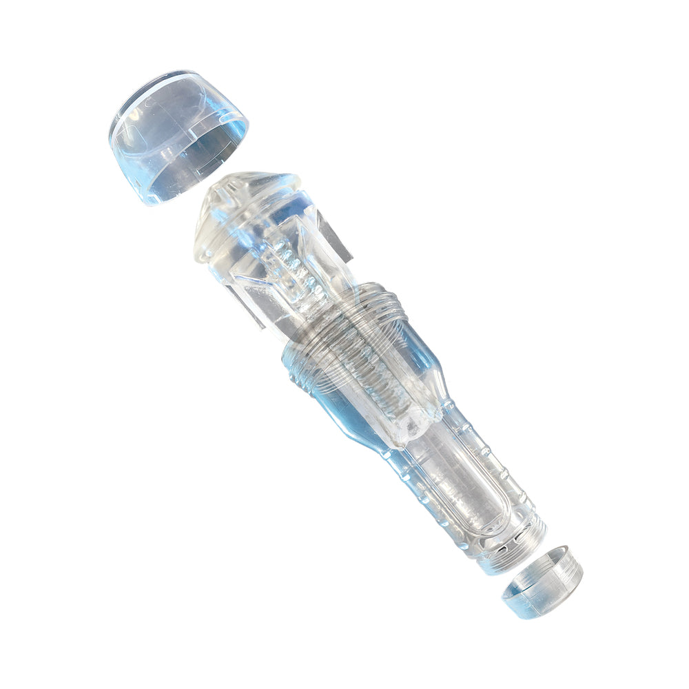GLOBAL NOVELTIES - HAPPY ENDINGS MSTR B8 IN THE CLEAR MOUTH STROKER LIP SERVICE CANISTER