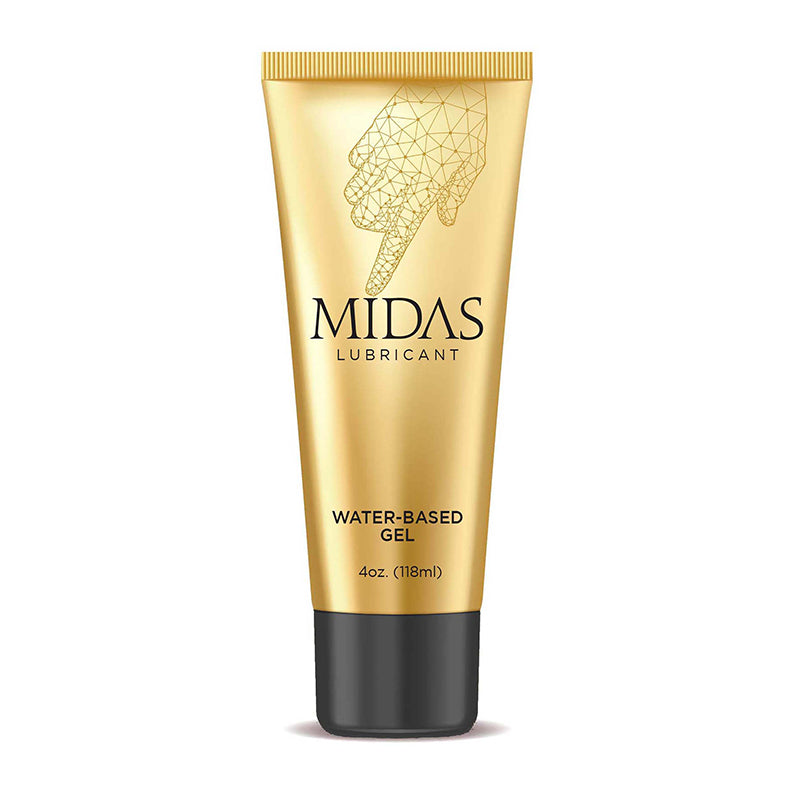 LITTLE GENIE - GEL LUBRIFICANTE À BASE DE ÁGUA MIDAS 4 OZ.