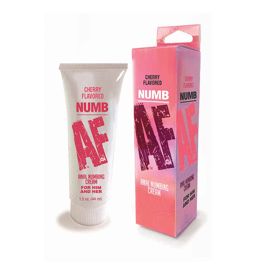 LITTLE GENIE - NUMB AF CHERRY FLAVORED ANAL NUMBING CREAM 1.5 OZ.