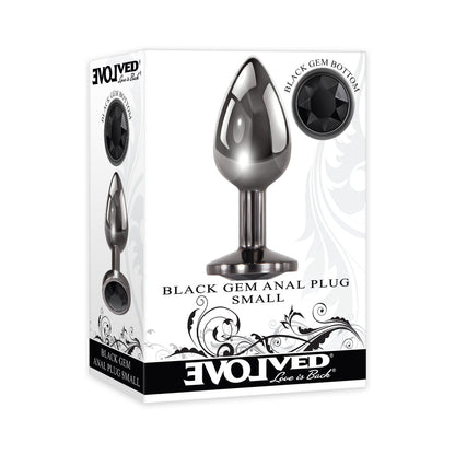 EVOLVED - BLACK GEM ANAL PLUG SMALL