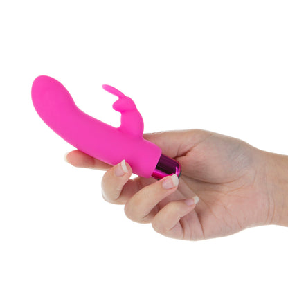 BMS - POWERBULLET ALICE'S BUNNY RECHARGEABLE BULLET VIBRATOR WITH SILICONE RABBIT SLEEVE