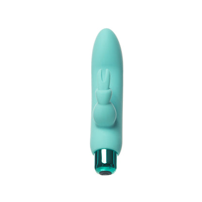 BMS - POWERBULLET ALICE'S BUNNY RECHARGEABLE BULLET VIBRATOR WITH SILICONE RABBIT SLEEVE