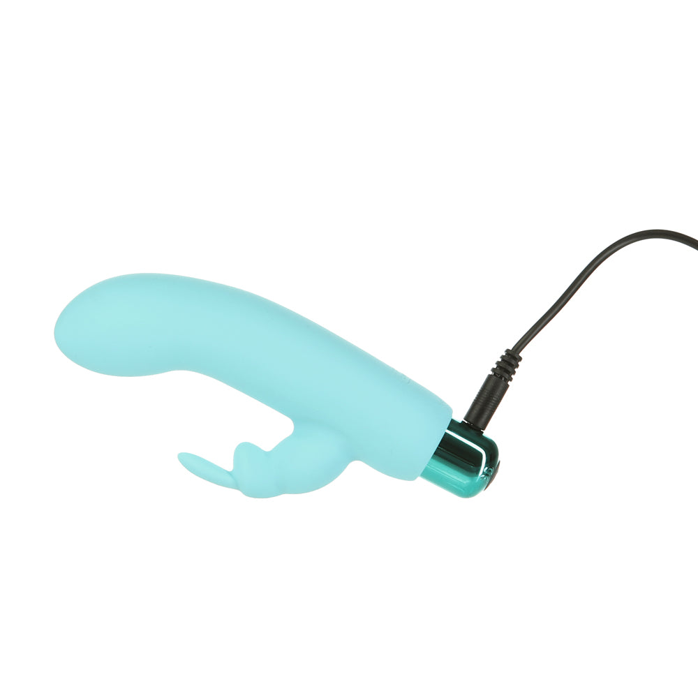 BMS - POWERBULLET ALICE'S BUNNY RECHARGEABLE BULLET VIBRATOR WITH SILICONE RABBIT SLEEVE