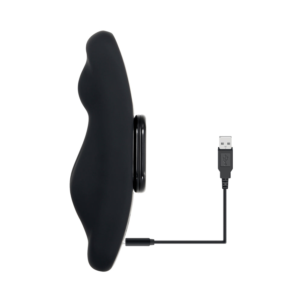 GENDER X - O NOSSO VIBRADOR DE CUECA DE SILICONE MAGNÉTICO RECARREGÁVEL COM CONTROLO REMOTO PRETO