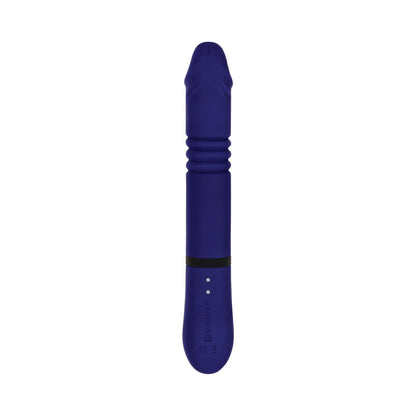 GENDER X - VIBRADOR COELHO DE SILICONE RECARREGÁVEL COM MOVIMENTOS DE IMPULSO E ROTAÇÃO TUDO EM UM ROXO