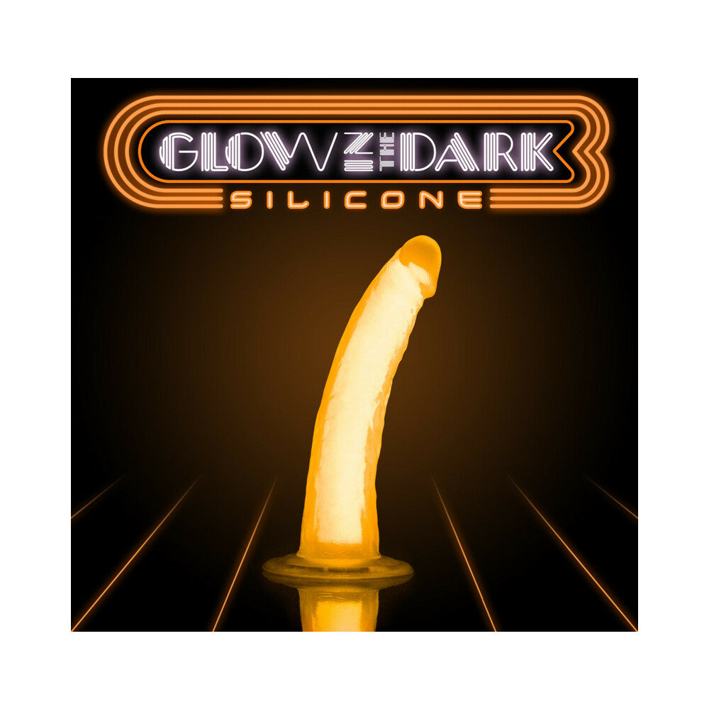 BLUSH - NEO ELITE GLOW-IN-THE-DARK VIPER 7 IN. DUAL-DENSITY DILDO NEON