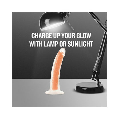 BLUSH - NEO ELITE GLOW-IN-THE-DARK VIPER 7 IN. DUAL-DENSITY DILDO NEON