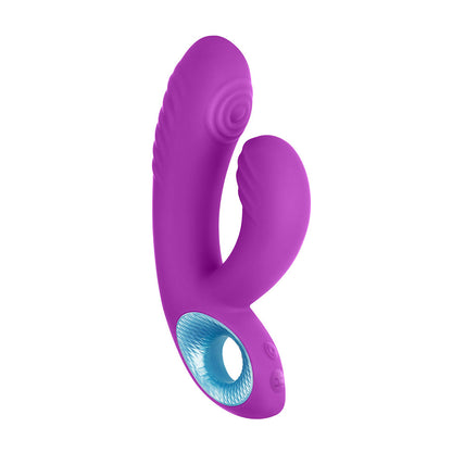 FEMMEFUNN - CORA VIBRADOR DE DUPLA ESTIMULAÇÃO EM SILICONE RECARREGÁVEL COM VIBRAÇÃO PÚRPURA