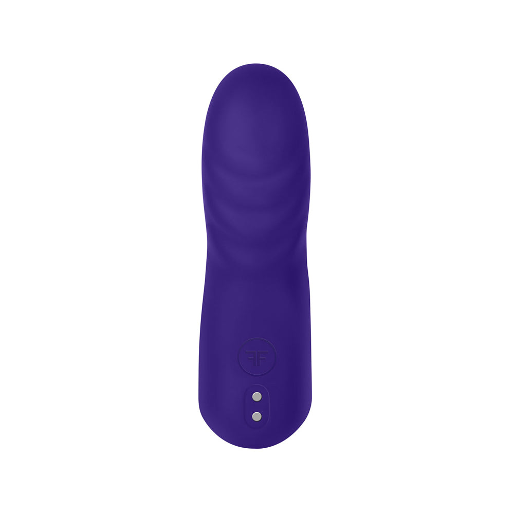 FEMMEFUNN - DIONI RECHARGEABLE SILICONE FINGER VIBRATOR LARGE DARK PURPLE