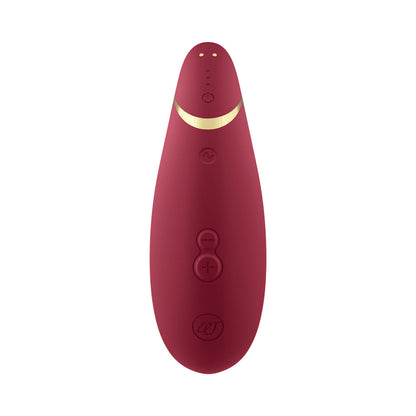 WOMANIZER - PREMIUM 2 ESTIMULADOR CLITORIDIANO RECARREGÁVEL DE LUXO EM SILICONE COM TECNOLOGIA DE AR BORDEAUX