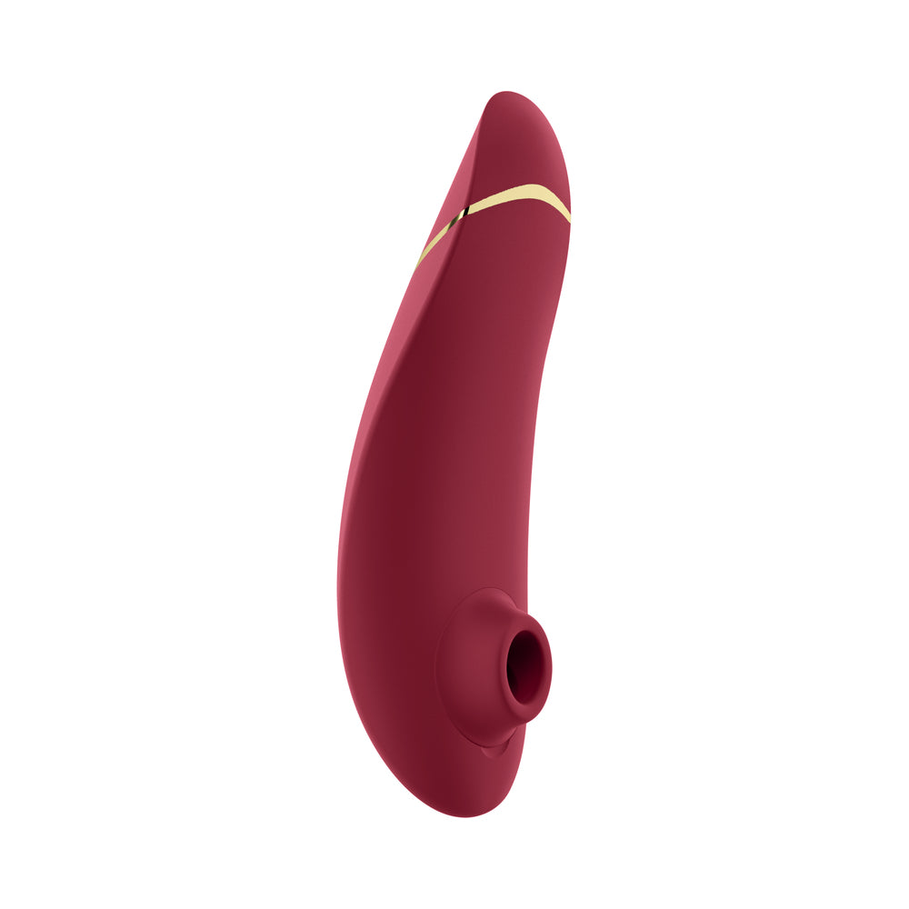 WOMANIZER - PREMIUM 2 ESTIMULADOR CLITORIDIANO RECARREGÁVEL DE LUXO EM SILICONE COM TECNOLOGIA DE AR BORDEAUX
