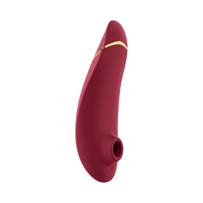 WOMANIZER - PREMIUM 2 ESTIMULADOR CLITORIDIANO RECARREGÁVEL DE LUXO EM SILICONE COM TECNOLOGIA DE AR BORDEAUX