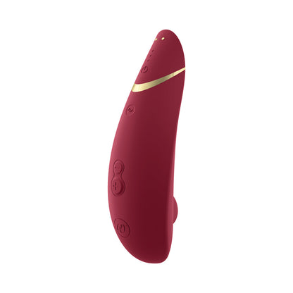 WOMANIZER - PREMIUM 2 ESTIMULADOR CLITORIDIANO RECARREGÁVEL DE LUXO EM SILICONE COM TECNOLOGIA DE AR BORDEAUX