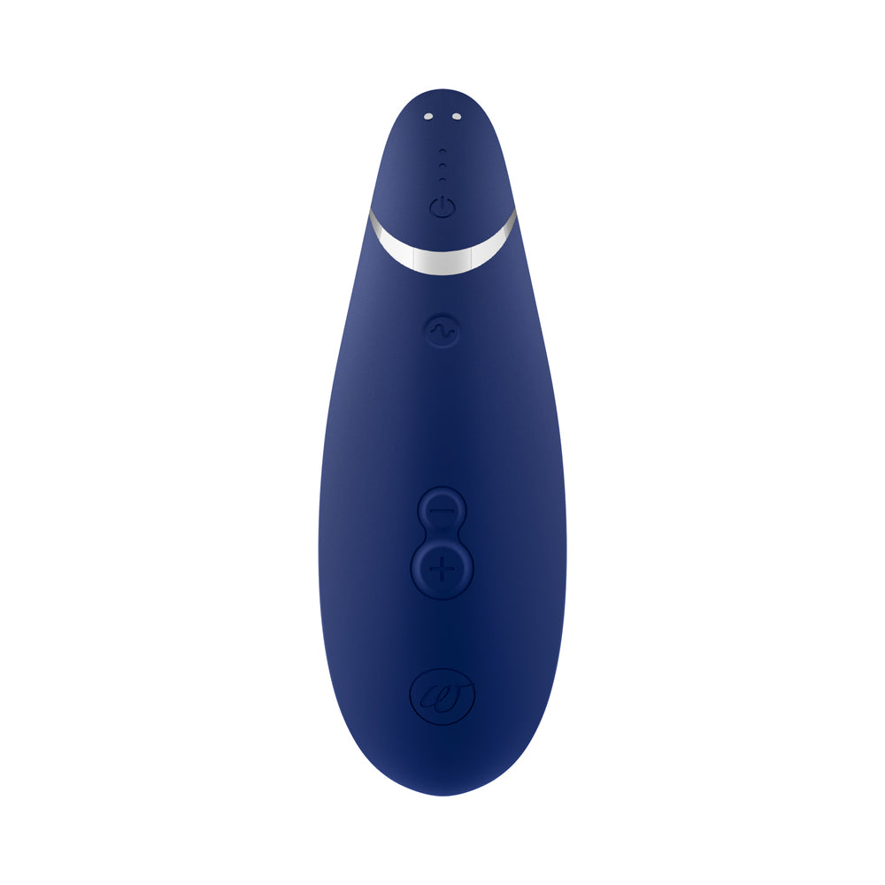 WOMANIZER - PREMIUM 2 ESTIMULADOR CLITORIDIANO DE AR RECARREGÁVEL EM SILICONE DE LUXO AZUL-MIRTILO