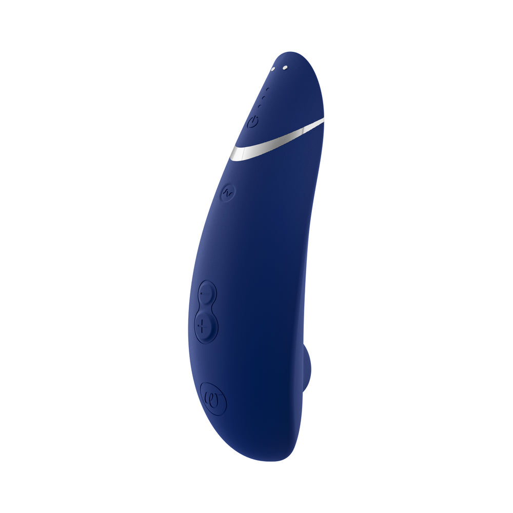WOMANIZER - PREMIUM 2 ESTIMULADOR CLITORIDIANO DE AR RECARREGÁVEL EM SILICONE DE LUXO AZUL-MIRTILO