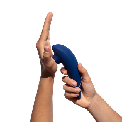 WOMANIZER - PREMIUM 2 ESTIMULADOR CLITORIDIANO DE AR RECARREGÁVEL EM SILICONE DE LUXO AZUL-MIRTILO