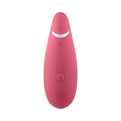 WOMANIZER - PREMIUM 2 RECARREGÁVEL EM SILICONE, ESTIMULADOR CLITORIANO DE PRAZER DE LUXO POR SUCÇÃO DE AR, FRAMBOESA