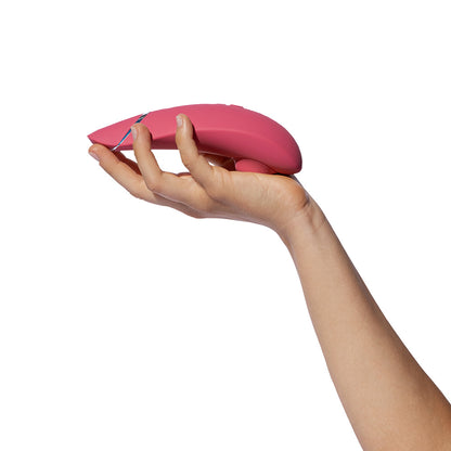 WOMANIZER - PREMIUM 2 RECARREGÁVEL EM SILICONE, ESTIMULADOR CLITORIANO DE PRAZER DE LUXO POR SUCÇÃO DE AR, FRAMBOESA