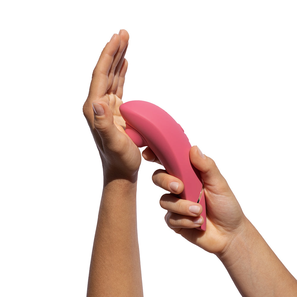 WOMANIZER - PREMIUM 2 RECARREGÁVEL EM SILICONE, ESTIMULADOR CLITORIANO DE PRAZER DE LUXO POR SUCÇÃO DE AR, FRAMBOESA